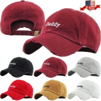 Daddy Embroidery Dad Hat Cotton Adjustable Baseball Cap Unconstructed  eb-69798713